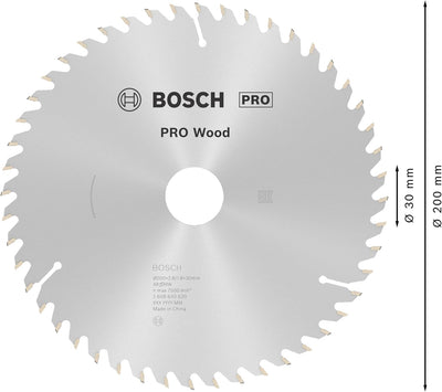 Bosch Accessories Bosch Professional 1x Kreissägeblatt Optiline Wood (Sägeblatt für Holz, Ø 200 x 30