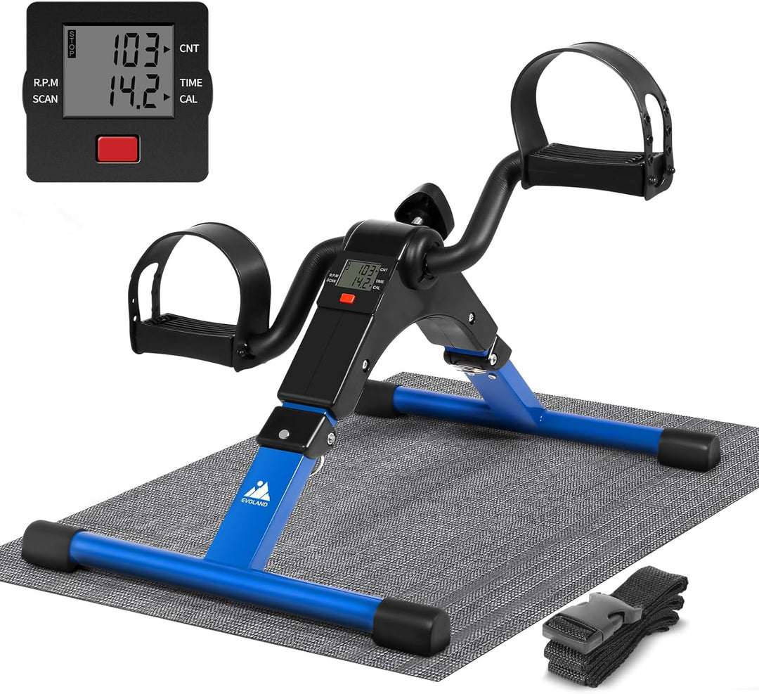 EVOLAND Mini Fitnessbike für zuhause, Arm und Beintrainer Fitnesstrainer, Sportgerät Heimtrainer, Ho