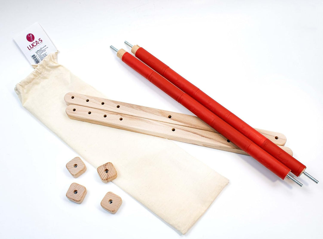 Luca-S SRL Handarbeitsrahmen, Stickrahmen mit Clips, Kreuzstichrahmen, Tapisserierahmen, Stickrahmen