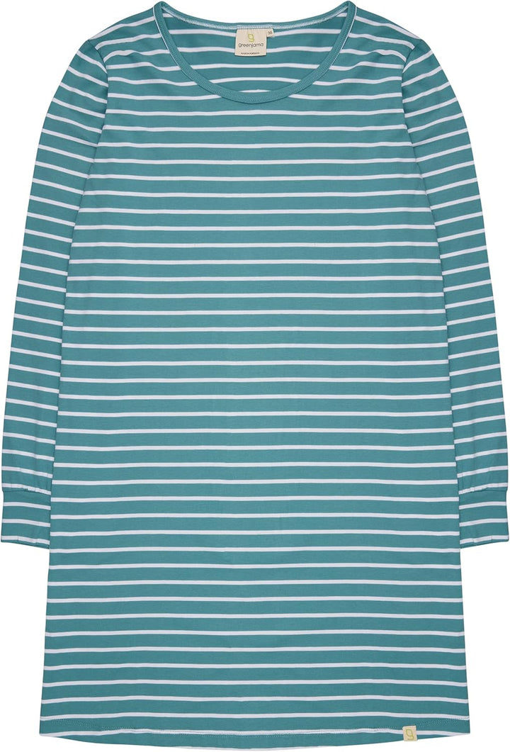Damen Sleepshirt Ringel, GOTS-Zertifiziert Nachthemd 38 Topaz, 38 Topaz