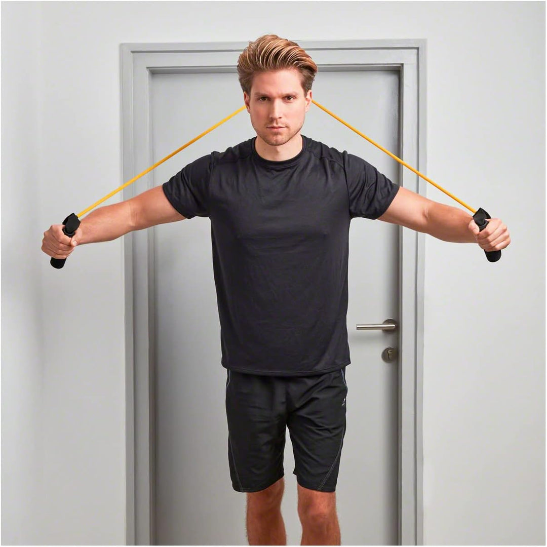 Shoulder Tube Pulley Fitness Tube Gymnastik Expander Training leicht - gelb, leicht - gelb