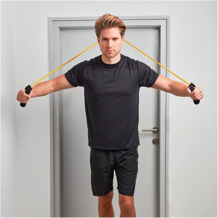 Shoulder Tube Pulley Fitness Tube Gymnastik Expander Training leicht - gelb, leicht - gelb