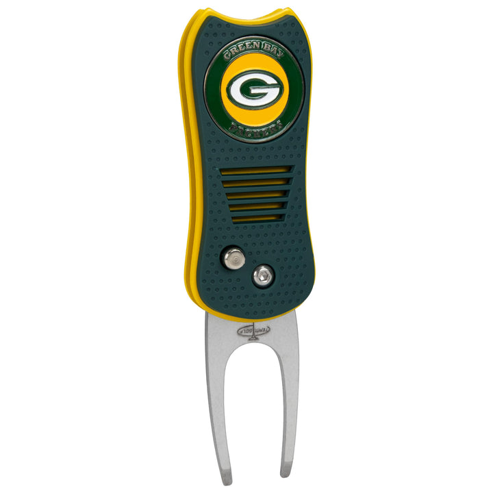Team Golf NFL Adult-Unisex Switchfix Divot Tool Green Bay Packers Einheitsgrösse Verschiedene Teamfa