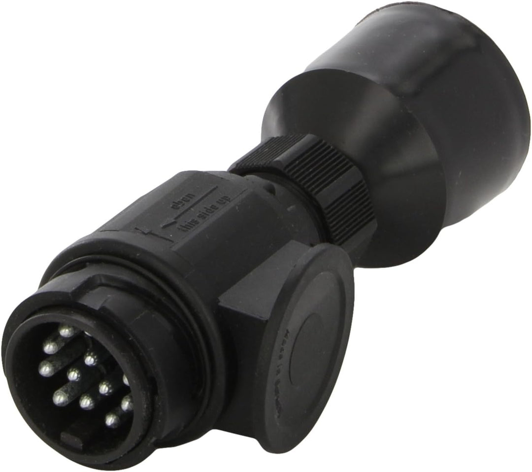 HELLA - Prüfgerät, Anhängersteckdose - 12V - 13-polig - DIN/ISO: 11446 - mit LED-Anzeige - 8PD 007 2