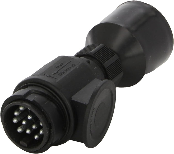 HELLA - Prüfgerät, Anhängersteckdose - 12V - 13-polig - DIN/ISO: 11446 - mit LED-Anzeige - 8PD 007 2