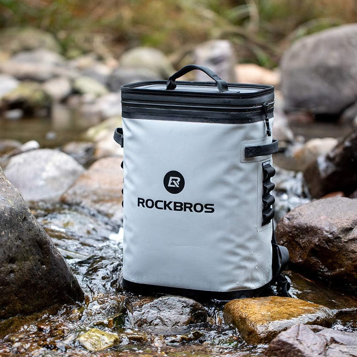 ROCKBROS Kühltasche Wasserdicht Kühler 17L Picknicktasche Isolierte Kühlbox Lunchtasche für Outdoor,