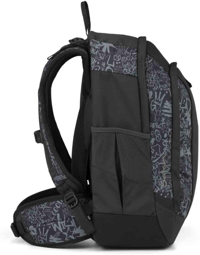 Satch Air Schulrucksack Set 3tlg. inkl. Sportbeutel (Street Ink), Street Ink