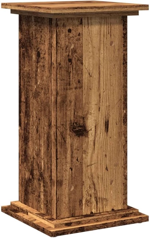 vidaXL Postament mit Stauraum Altholz-Optik 31x30x60 cm Holzwerkstoff 31 x 30 x 60 cm Braun, 31 x 30