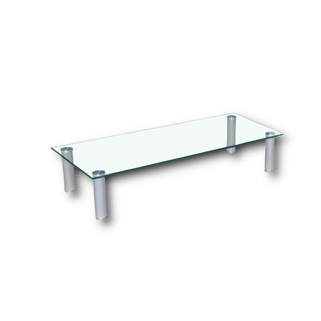 Euro Tische TV-Board TV-Rack Glas - Klar-Glas - 80cm - in 3 verschiedenen Grössen & Farben - perfekt