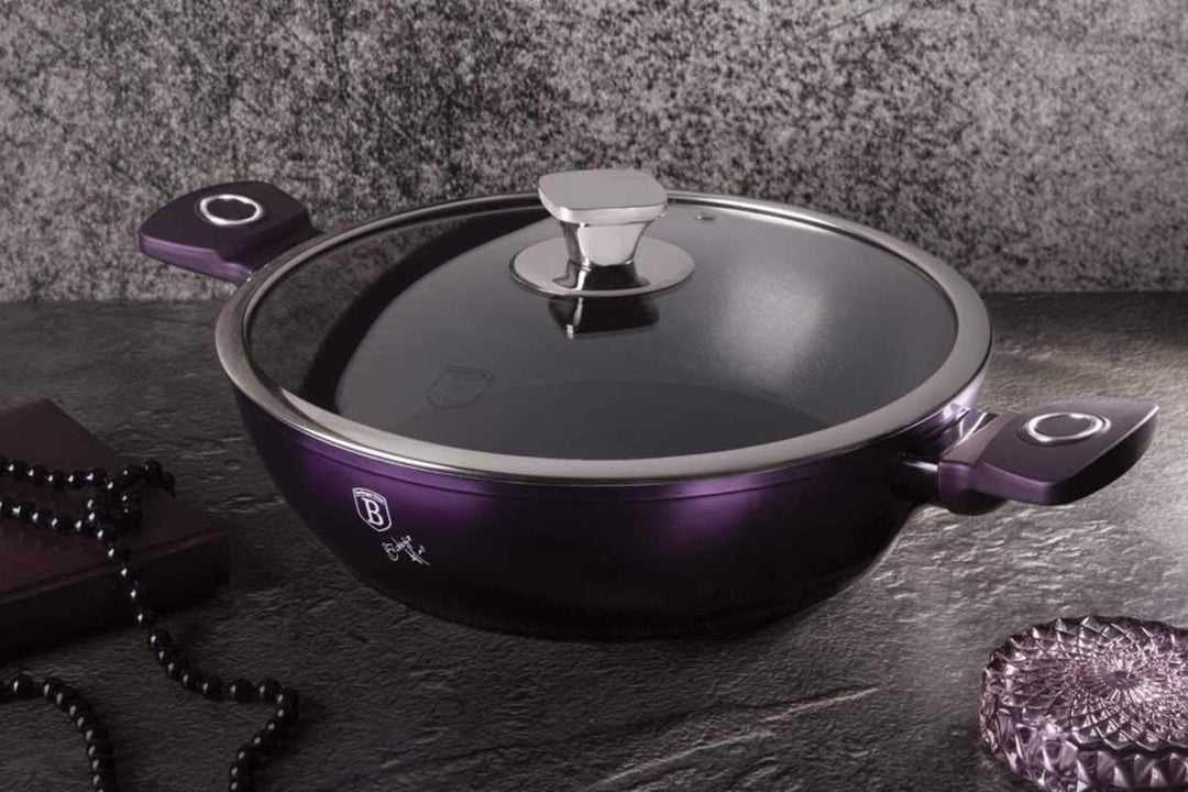 Berlinger Haus Purple Eclipse Collection 28 cm BH/6632 metallic purple shadow Edelstahl 18/8