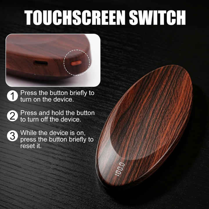 Mini Kaffewaage, Digitale Küchenwaage, Präzisionswaage 0.1g/200g, Tragbare Digitale Küchenwaage für