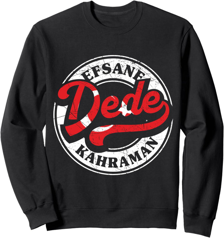Bester Dede Der Welt Türkischer Opa Grossvater Türkei Retro Sweatshirt