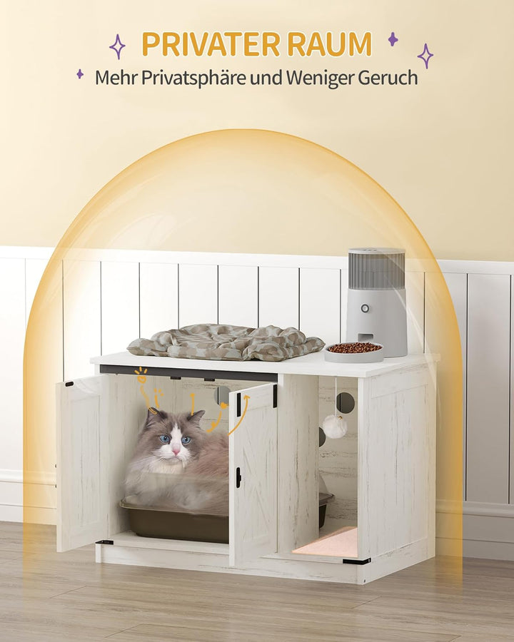 Hzuaneri Katzenschrank, Katzentoilette, Katzenklo Schrank, Versteckte Katzentoilette Kabinett Möbel