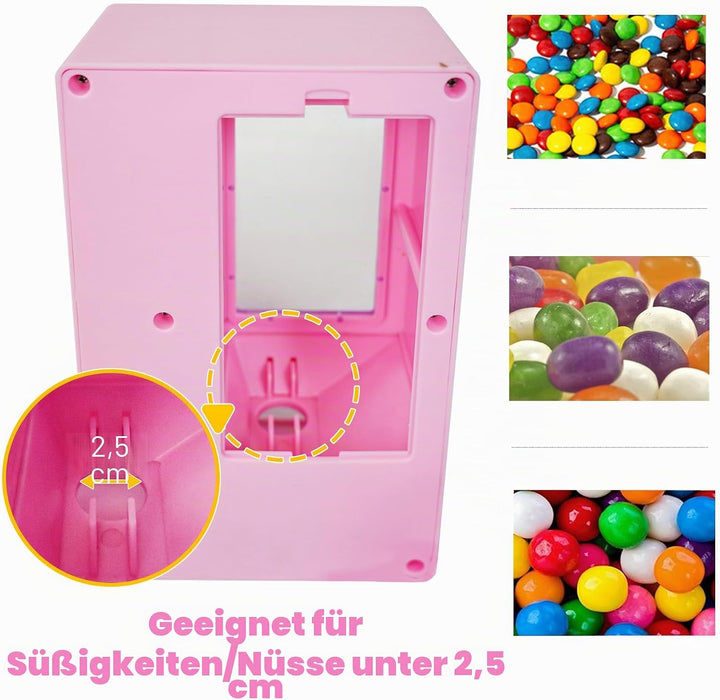 YOBRO Süssigkeitenautomat, süsser Wending Machine für den Schreibtisch, manuelle Süssigkeitenmaschin