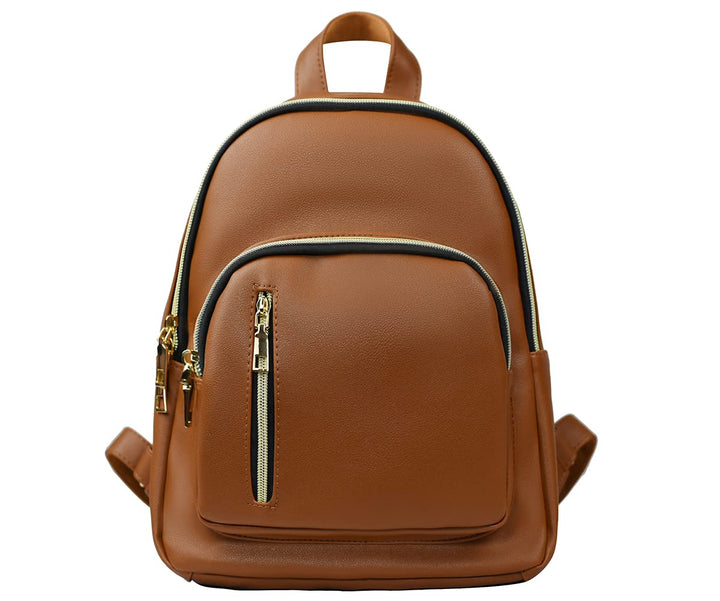 YANAIER Rucksäcke Damen PU Leder Tagesrucksack Schultaschen Reiserucksack Umhängetasche für Mädchen