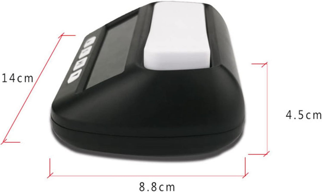 Septpenta LEAP Schachuhr, ABS Display Schachuhr, Digitaler Schachtimer, Tonalarmfunktion, Schachuhr