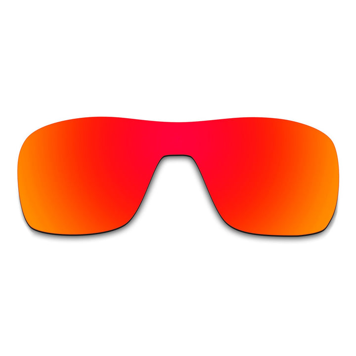 HKUCO Plus Mens Replacement Lenses For Oakley Turbine Rotor Sunglasses Red Polarized