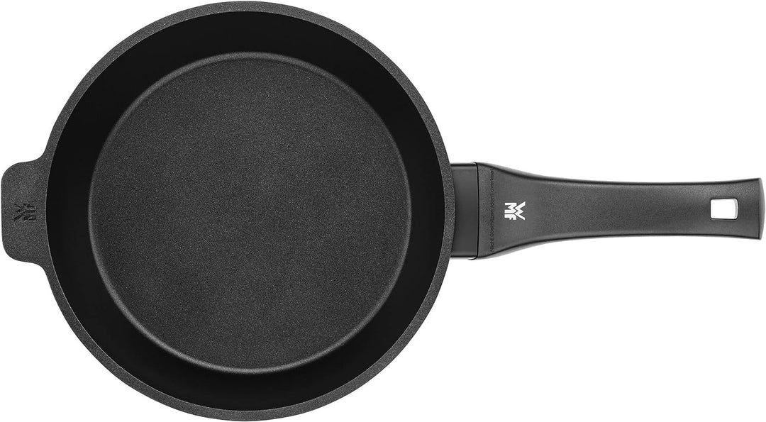 WMF Permadur Premium Schmorpfanne 24 cm Induktion, mit Gegengriff, hoher Rand, Aluminium beschichtet
