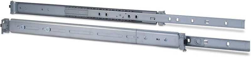 Inter Tech 88887220 Teleskopschienensatz mit Variabler Einbautiefe von 500-800 mm Silber