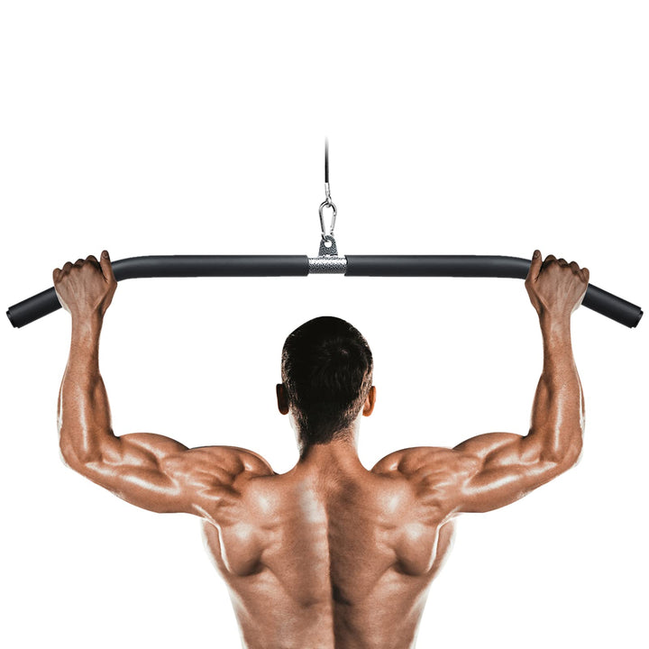 Lyndwin Latzugstange Bizeps Stange Klimmzugstangen Zugstange Muskelzugstange für Zuhause Bodybuildin