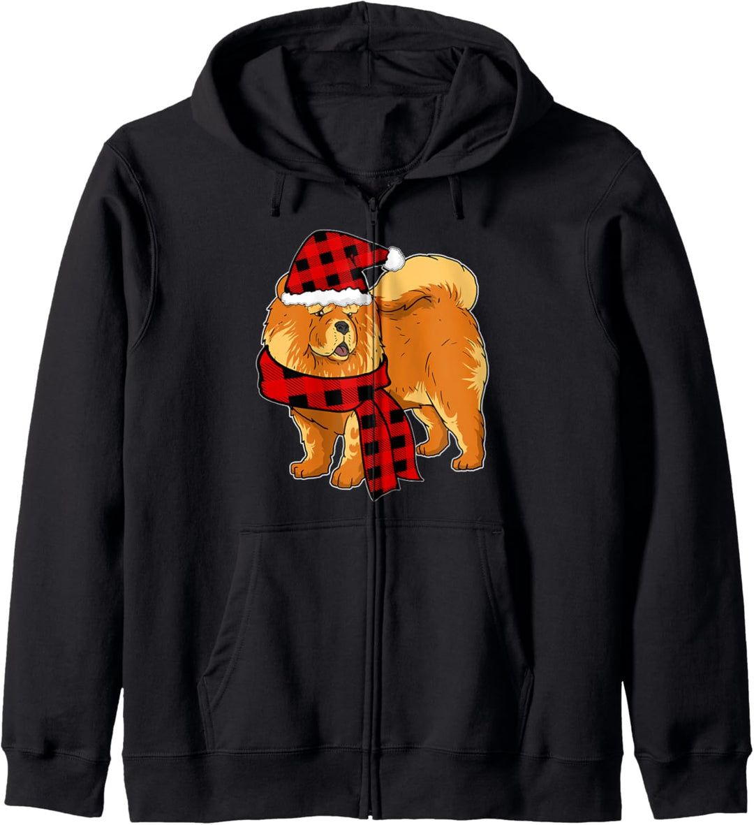 Lustiges Chowchow Weihnachten Chow Chow Hunde Kapuzenjacke