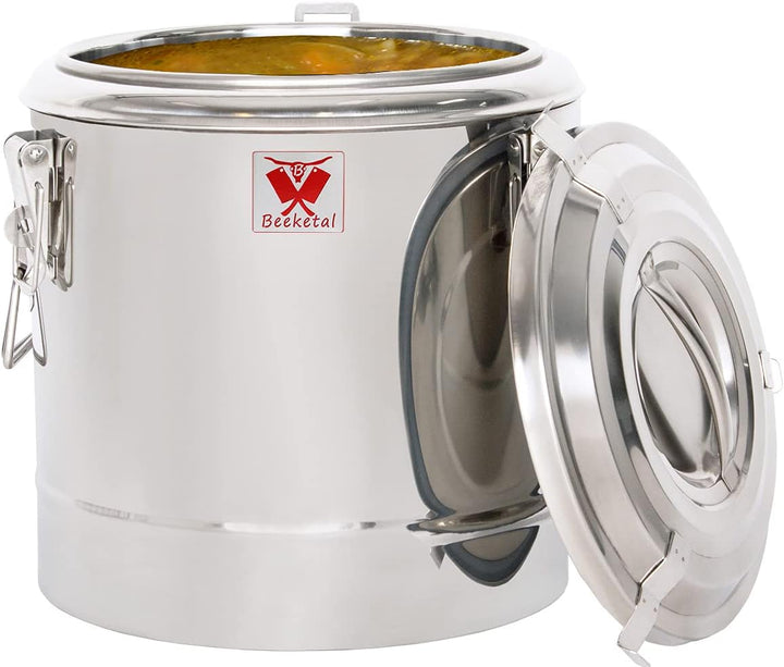 Beeketal 'BTE-12A' Transport Thermobehälter 11,5 L für Speisen und Getränke, Profi Gastro Speisentra