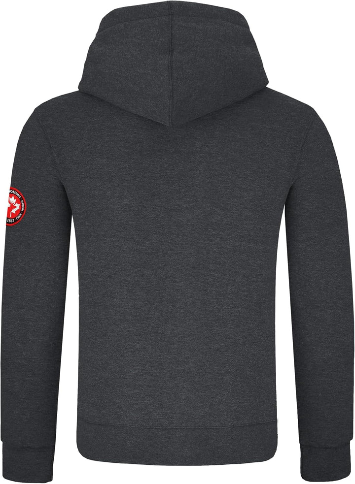 MOOSELINE Herren Sweatjacke Kapuzenjacke Trainingsjacke Hoodie mit Reissverschluss Sweat Jacke S Dun