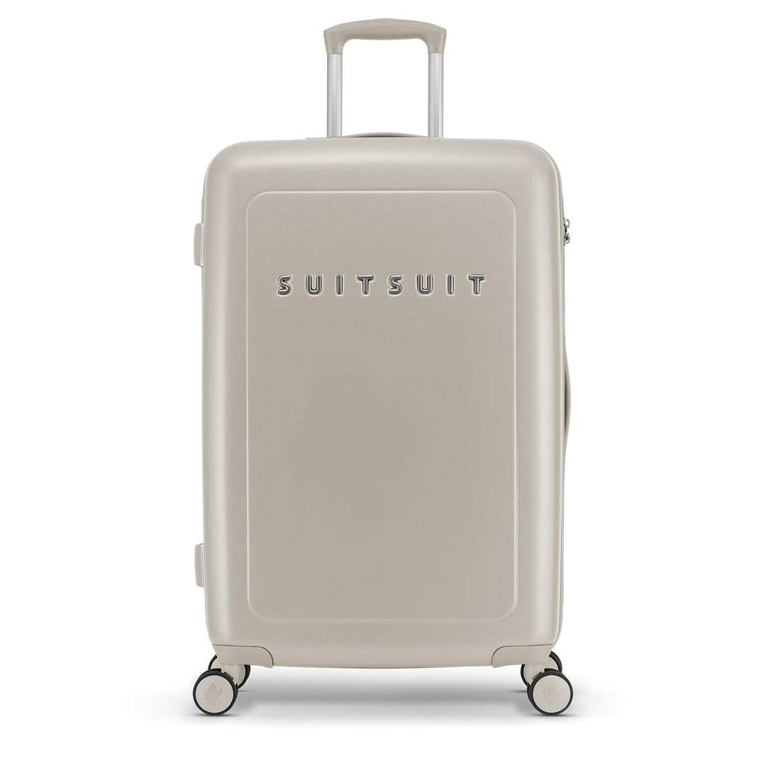 SUITSUIT Koffer Gross 76 cm - Hartschalen Reisekoffer mit Rollen - TSA-Schloss - 82 L - Natura Bleac