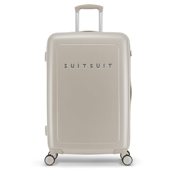 SUITSUIT Koffer Gross 76 cm - Hartschalen Reisekoffer mit Rollen - TSA-Schloss - 82 L - Natura Bleac