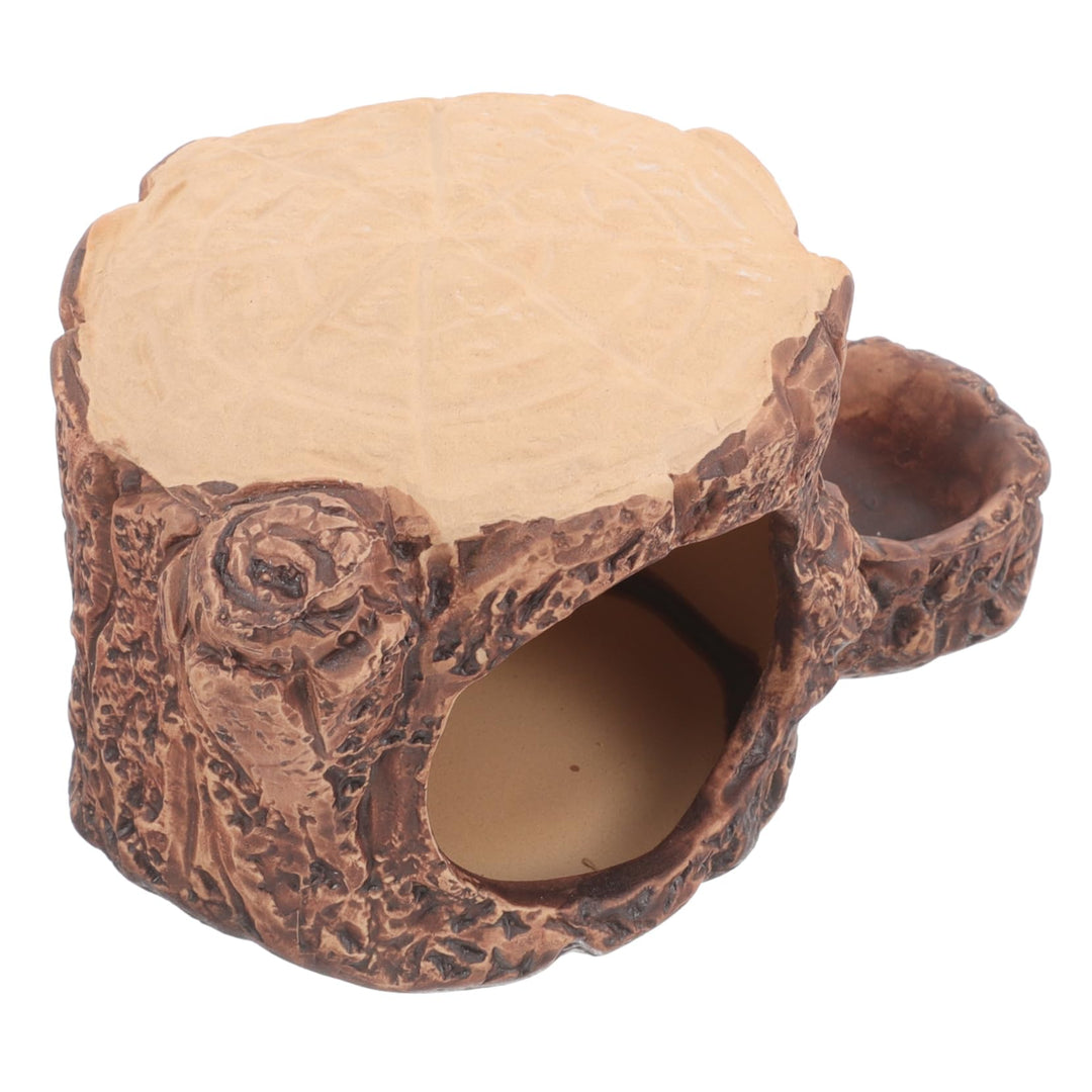 TOYANDONA Keramik Hamsterhaus mit Kühlendem Versteck für Kleine Haustiere und Erholsamen Schlaf