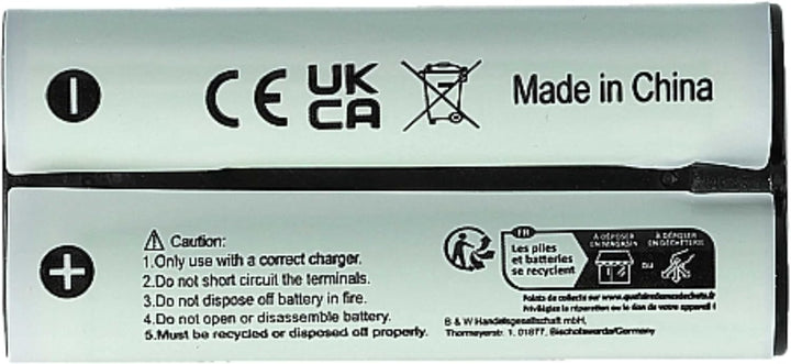 vhbw Akku Ersatz für Olympus BR403, BR402 für Diktiergerät (800 mAh, 2,4 V, NiMH)
