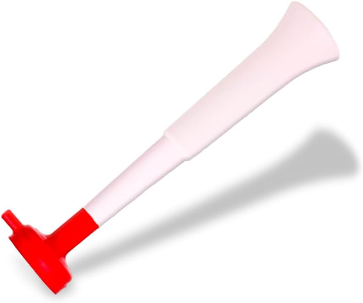 FUN FAN LINE - Pack x3 Plastik Vuvuzela Trompeten. Zubehör für Fussball- und Sportfeste. Geräuschvol