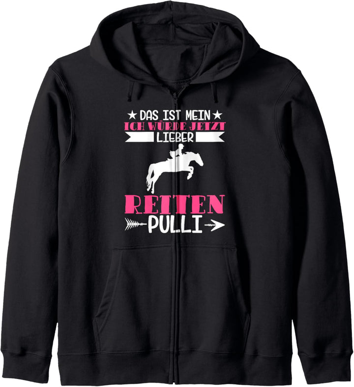 Das ist mein ich würde jetzt lieber Reiten Pulli Pferde Kapuzenjacke