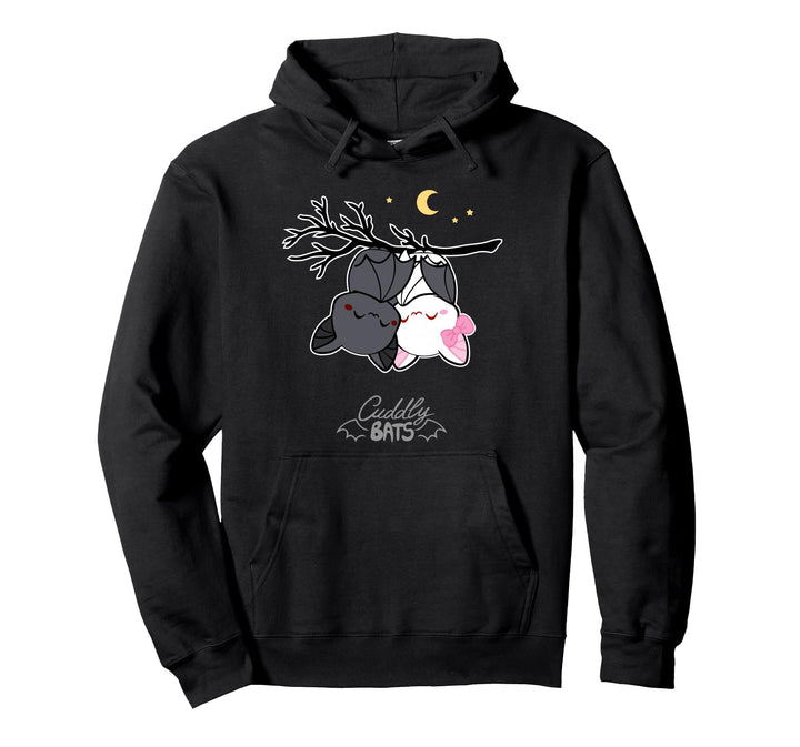 Cute bats sleeping - designed by Cuddly Bats comics Pullover Hoodie