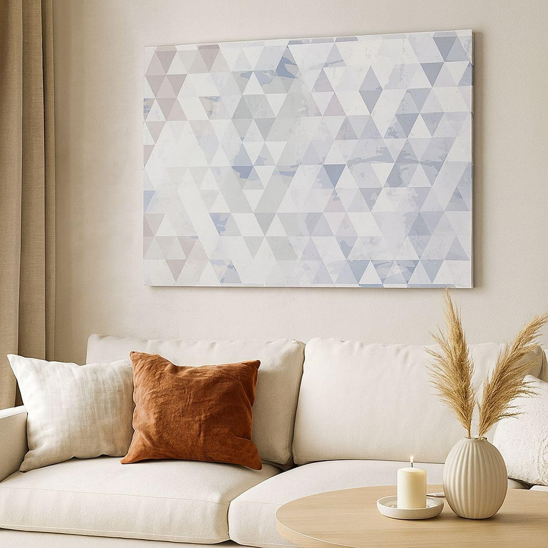 Bilder auf Leinwand 100x70cm Leinwandbild mit Rahmen Abstraktion modern Gross Wanddeko Bild Schlafzi