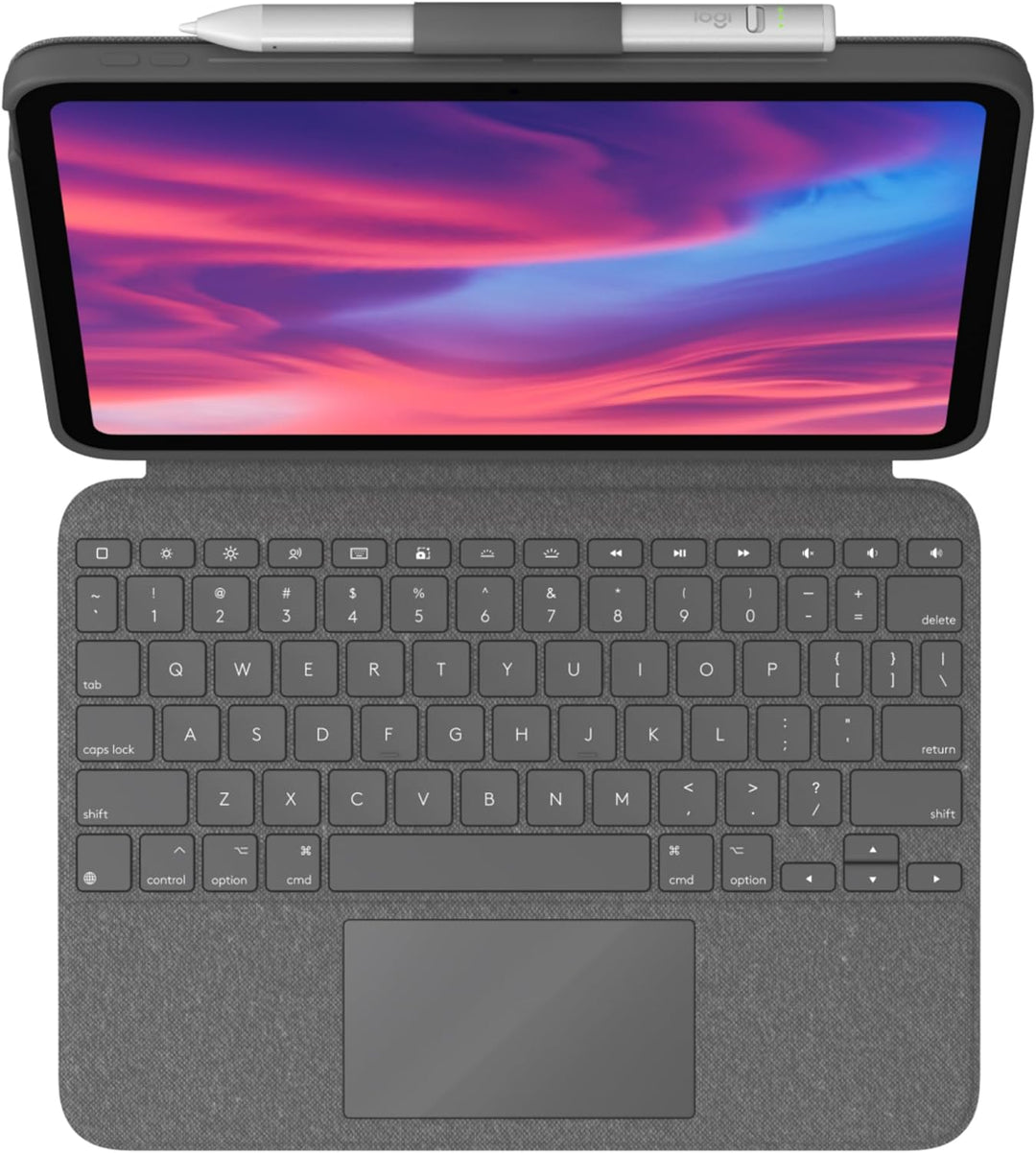 Logitech Combo Touch Case mit Abnehmbarer Tastatur für iPad (10. Generation) - French Layout