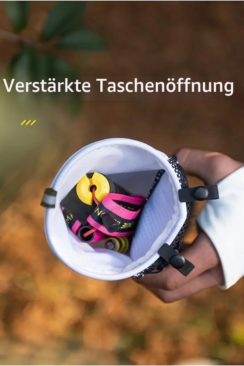 Leichte Externe Wandern Stange Lagerung Tasche Fischknochen Tasche Öffnung Anziehen Buggy Tasche aon