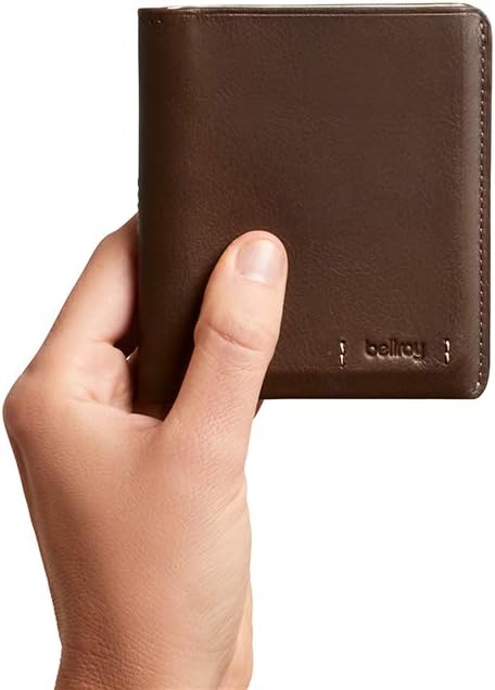 Bellroy Note Sleeve – Premium Edition - Darkwood (Schlanke Leder Brieftasche)