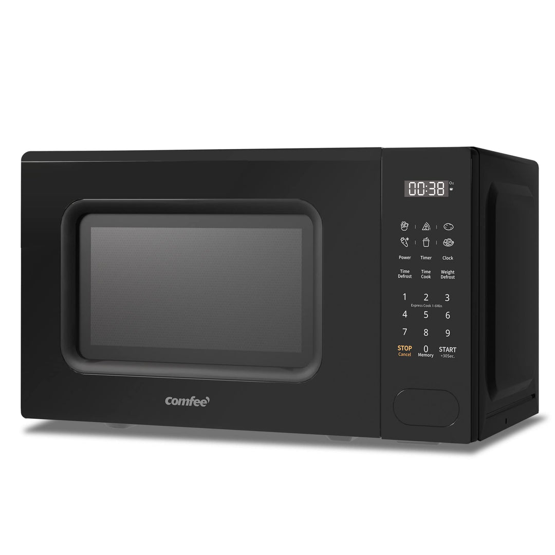COMFEE' Digitale Mikrowelle, 700 W, 20 l, 6 voreingestellte Menüs, Express Cook, 11 Leistungsstufen,