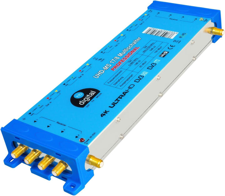Multischalter pmse 17/8 HB-DIGITAL 4X SAT bis 8 x Teilnehmer/Receiver für Full HDTV 3D 4K UHD mit Ne