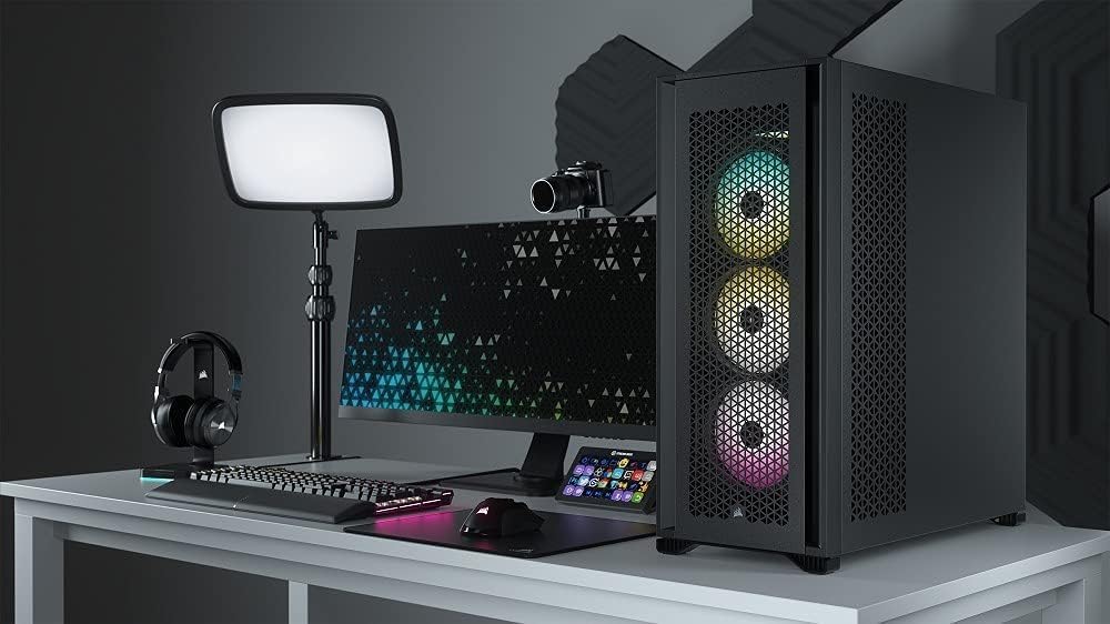 Corsair 7000D AIRFLOW Full-Tower-ATX-PC-Gehäuse (Frontverkleidung für Hohen Luftdurchsatz, Drei Inbe