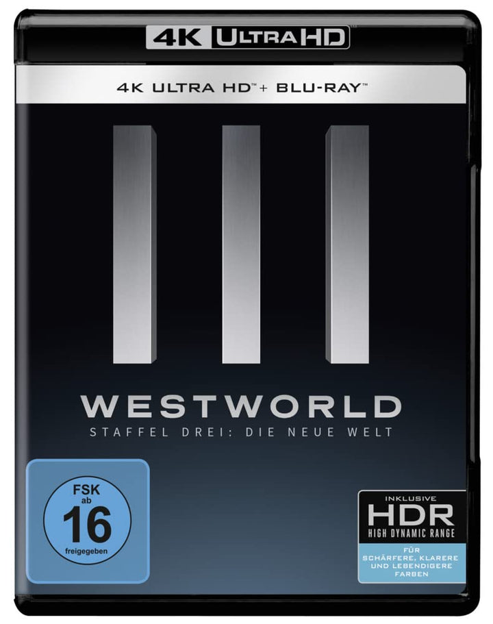 Westworld - Die komplette 3. Staffel - Repack (3 Blu-rays 4K Ultra-HD) (+ 3 Blu-rays 2D), 4K