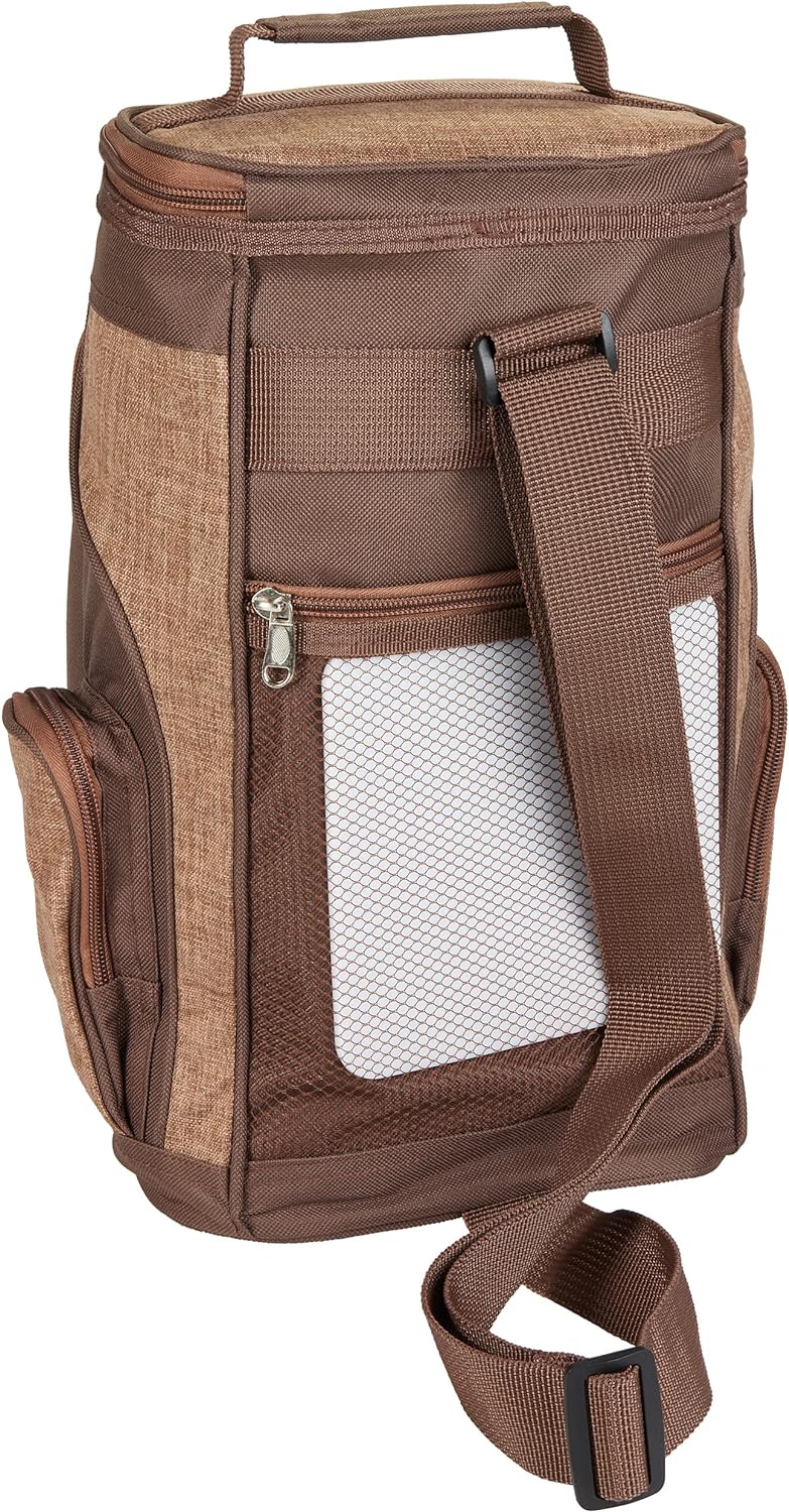 Brubaker Kühltasche für 2 Flaschen Wein und Champagner bis 1,5 l, gepolsterte Weinkühltasche - Pickn