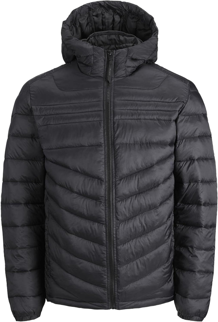 JACK & JONES Male Steppjacke Plus Size Steppjacke XXL Schwarz, XXL Schwarz