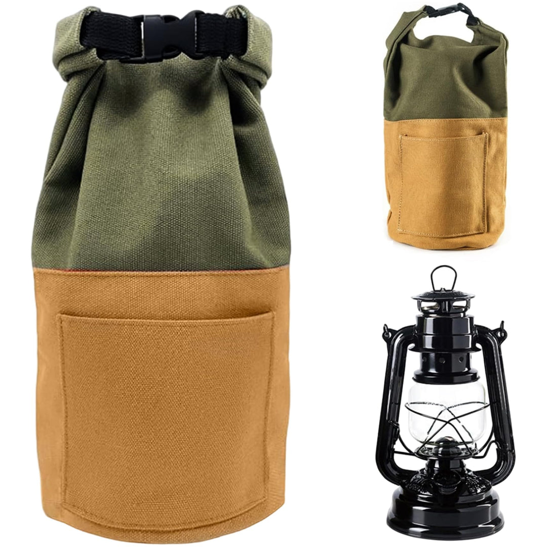 Campingzubehör Laternenkoffer, Öllampen-Aufbewahrungstaschen im Retro-Stil mit Tasche, Wiederverwend