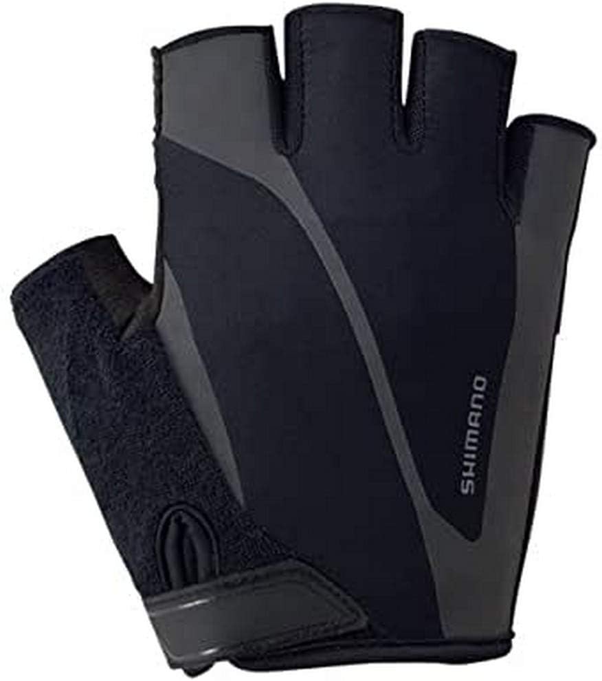 Shimano Klassische Fahrradhandschuhe grau/schwarz Handschuh Grösse L 2018 Vollfinger Fahrradhandschu