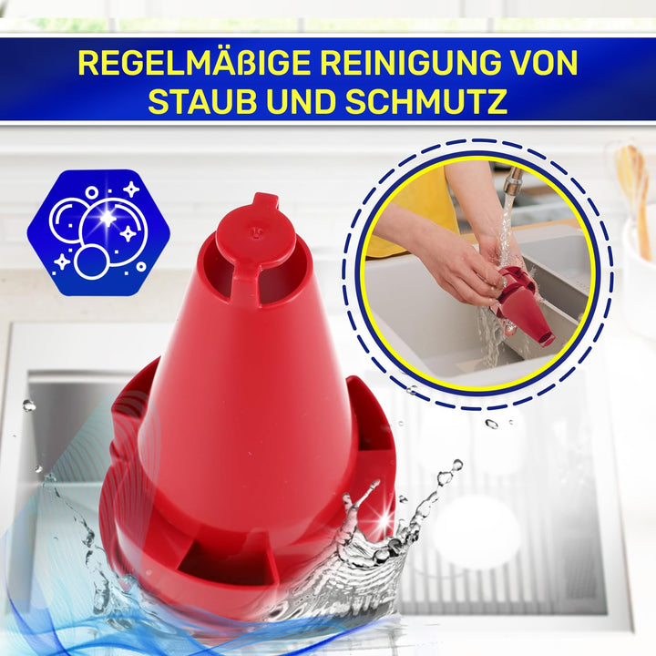 Zyklon Trichter für Staubsauger mit dem Originalcode 48030106 für Hoover - Garantie 10 Jahre - MONTE