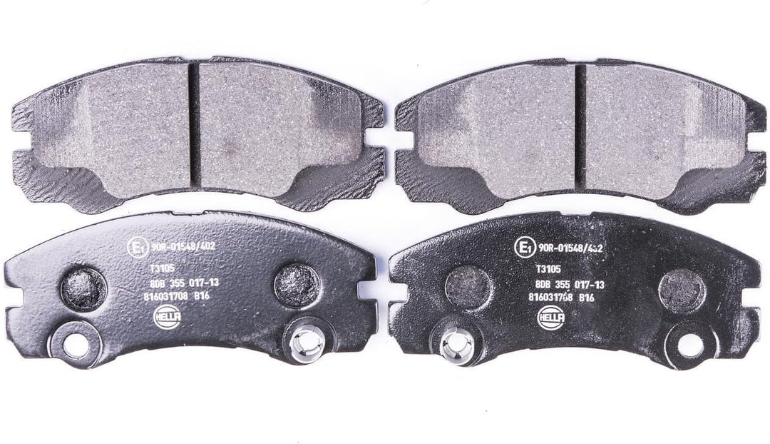 HELLA PAGID 8DB 355 017-131 Bremsbelagsatz - T3105 - Dicke/Stärke: 16.5mm - Bremssystem: Akebono - f