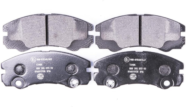 HELLA PAGID 8DB 355 017-131 Bremsbelagsatz - T3105 - Dicke/Stärke: 16.5mm - Bremssystem: Akebono - f
