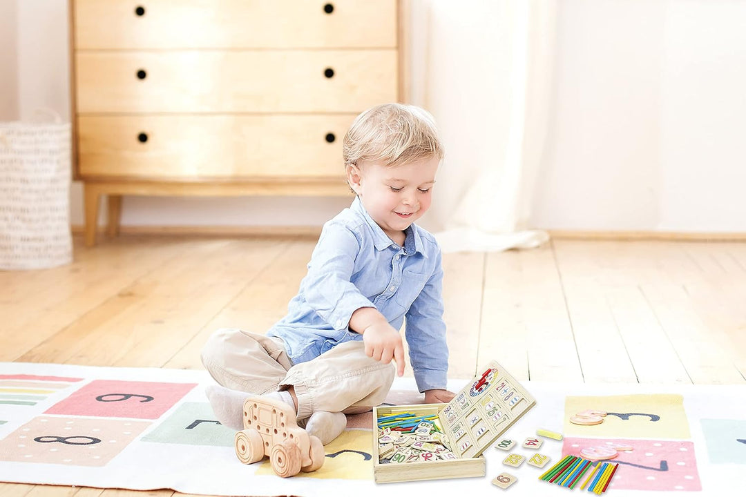 Lexibook EDU200 Uhrzeiger Bio Toys Mathematikschule, Aktivitätenbild zum Kennenlernen mit Zahlen und